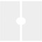 Ekena Millwork Rubik Architectural Grde PVC Contemporary Ceiling Medallion, Two Piece, 16"OD x 3"ID x 5 1/2"C x 1"P CMP16RK2-03000 - alternate 2